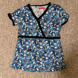 Betsey Johnson Dog Scrub top